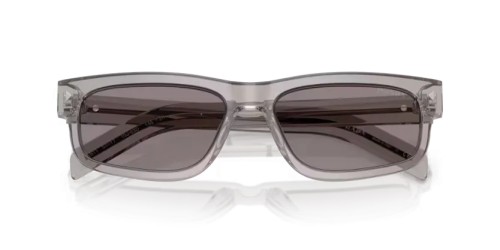 PRADA PR B11S - 10J03D - 57 Lunettes de soleil Hematite Rectangle