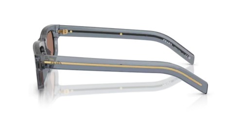 PRADA PR B11S - 17T05D - 57 Lunettes de soleil Transparent ocean Rectangle