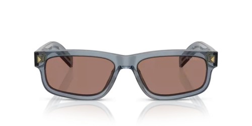 PRADA PR B11S - 17T05D - 57 Lunettes de soleil Transparent ocean Rectangle