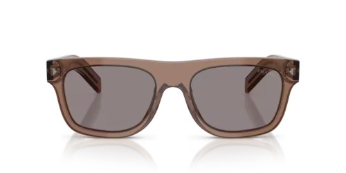 PRADA PR B12S - 28I03D - 55 Lunettes de soleil Argile transparent Coussin