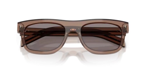 PRADA PR B12S - 28I03D - 55 Lunettes de soleil Argile transparent Coussin