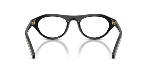 PRADA PR B15S - 16K60K - 51 - AVEC DES VERRES À FILTRE ANTI LUMIÈRE BLEU-VIOLET Lunettes de soleil Noir Irrégulier