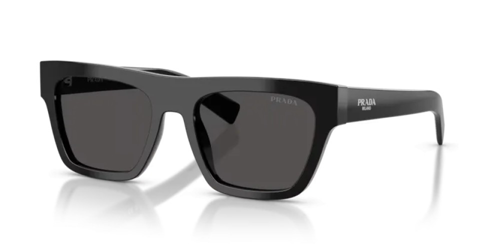 PRADA PR C03S - 16K08Z - 54 Lunettes de soleil Noir Rectangle