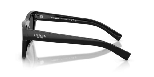 PRADA PR C03S - 16K08Z - 54 Lunettes de soleil Noir Rectangle