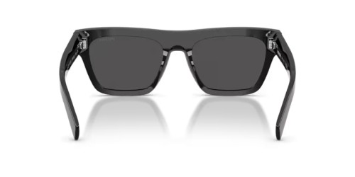 PRADA PR C03S - 16K08Z - 54 Lunettes de soleil Noir Rectangle
