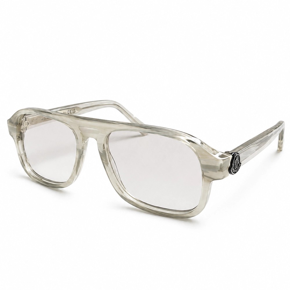 Moncler ML5198 – Fanni Custom Edition - 060 - 54 - 1/1, NO REPRODUCTION Lunettes de soleil Gris champagne translucide Pilote (Aviateur)
