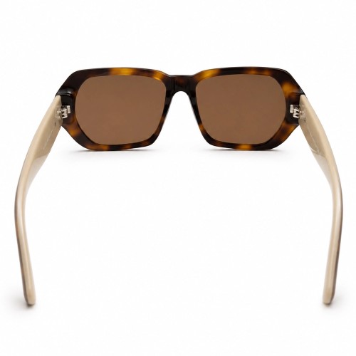 Moncler ML5197 – Eszti Custom Edition - 052 - 54 - 1/1, NO REPRODUCTION Lunettes de soleil Havane Oversize arrondi