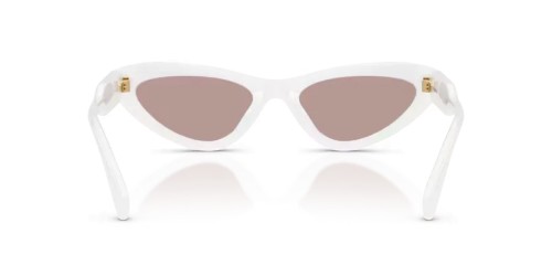 MIU MIU MU B11SU - 20M20I - 55 Lunettes de soleil Blanc opalin Œil de chat