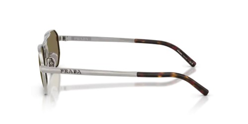 PRADA PR D53S - 23J90F - 55 Lunettes de soleil Métal canon satiné Irrégulier