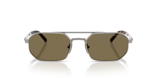 PRADA PR D53S - 23J90F - 55 Lunettes de soleil Métal canon satiné Irrégulier