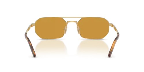PRADA PR D53S - 24J50P - 55 Lunettes de soleil Or satiné Irrégulier