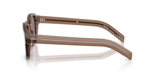 PRADA PR A16S - 28I03D - 49 Lunettes de soleil Argile transparent Phantos