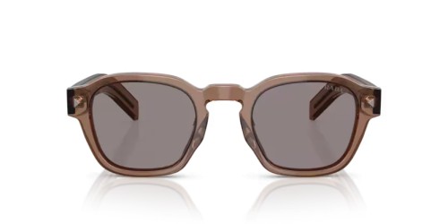 PRADA PR A16S - 28I03D - 49 Lunettes de soleil Argile transparent Phantos
