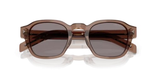 PRADA PR A16S - 28I03D - 49 Lunettes de soleil Argile transparent Phantos