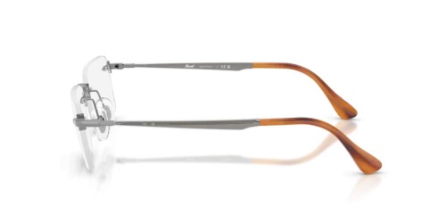 Persol PO1030V - 513 - 57 Cadres optiques Métal bleu-gris Rectangle