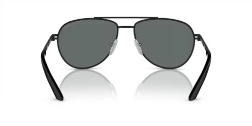 PRADA PR A54S - 1BO5Z1 - 60 - AVEC DES VERRES POLARISÉS Lunettes de soleil Noir mat Pilote (Aviateur)