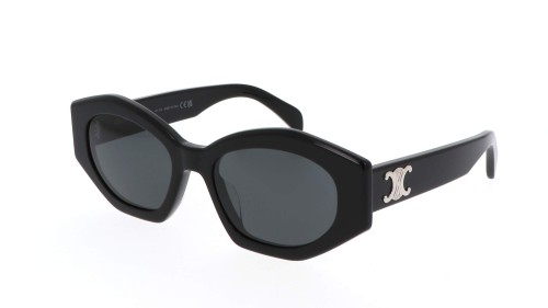 Celine CL40238U - 01A - 55 Lunettes de soleil Black Cat Eye