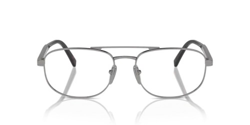 PRADA PR A56V - 5AV1O1 - 57 Cadres optiques Métal bleu-gris Ovale
