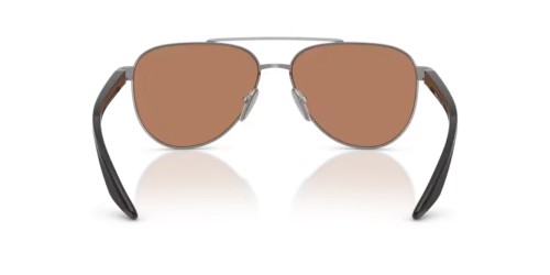 Prada Linea Rossa PS A52S - 5AV20D - 58 Lunettes de soleil Métal bleu-gris Pilote (Aviateur)