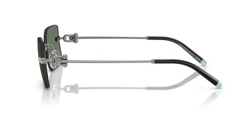 TIFFANY & CO. TF3088 - 60033H - 59 Lunettes de soleil Métal bleu-gris Rectangle
