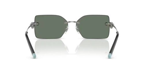 TIFFANY & CO. TF3088 - 60033H - 59 Lunettes de soleil Métal bleu-gris Rectangle