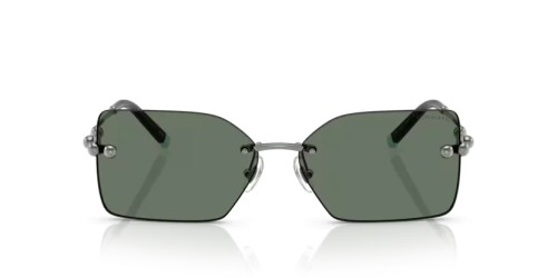 TIFFANY & CO. TF3088 - 60033H - 59 Lunettes de soleil Métal bleu-gris Rectangle