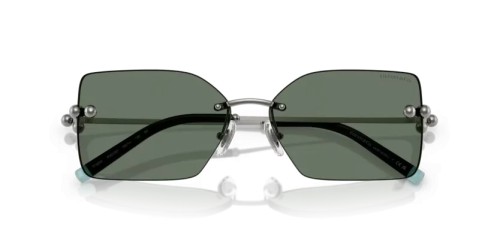 TIFFANY & CO. TF3088 - 60033H - 59 Lunettes de soleil Métal bleu-gris Rectangle