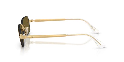 Ray-Ban RB3928 - 001/73 - 54 Lunettes de soleil Or blé Rectangle
