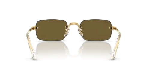 Ray-Ban RB3928 - 001/73 - 54 Lunettes de soleil Or blé Rectangle