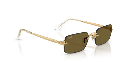 Ray-Ban RB3928 - 001/73 - 54 Lunettes de soleil Or blé Rectangle