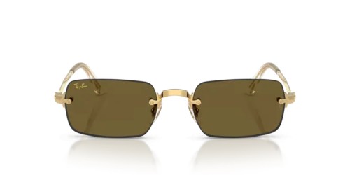 Ray-Ban RB3928 - 001/73 - 54 Lunettes de soleil Or blé Rectangle