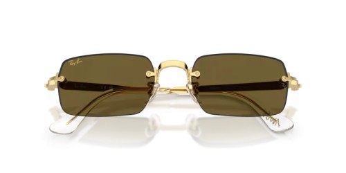 Ray-Ban RB3928 - 001/73 - 54 Lunettes de soleil Or blé Rectangle