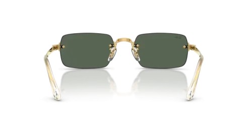 Ray-Ban RB3928 - 001/71 - 54 Lunettes de soleil Or blé Rectangle