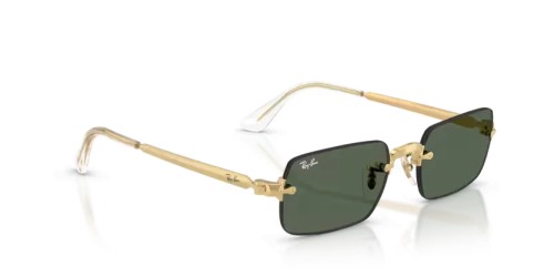 Ray-Ban RB3928 - 001/71 - 54 Lunettes de soleil Or blé Rectangle