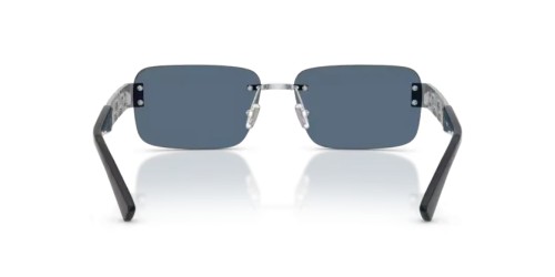 VERSACE VE2298 - 100180 - 58 Lunettes de soleil Argent Rectangle