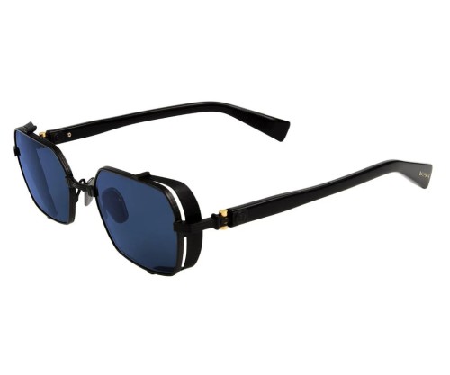 Balmain BPS-117 BRIGADE III - C - 52 Lunettes de soleil Black Square