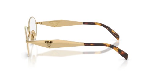 PRADA PR D53VD - 24J1O1 - 54 Cadres optiques Or Ovale