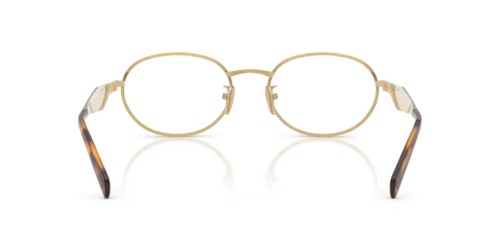 PRADA PR D53VD - 24J1O1 - 54 Cadres optiques Or Ovale