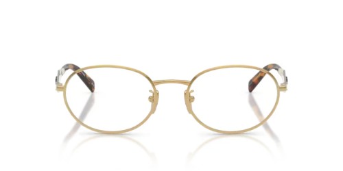 PRADA PR D53VD - 24J1O1 - 54 Cadres optiques Or Ovale