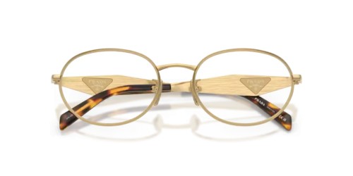 PRADA PR D53VD - 24J1O1 - 54 Cadres optiques Or Ovale