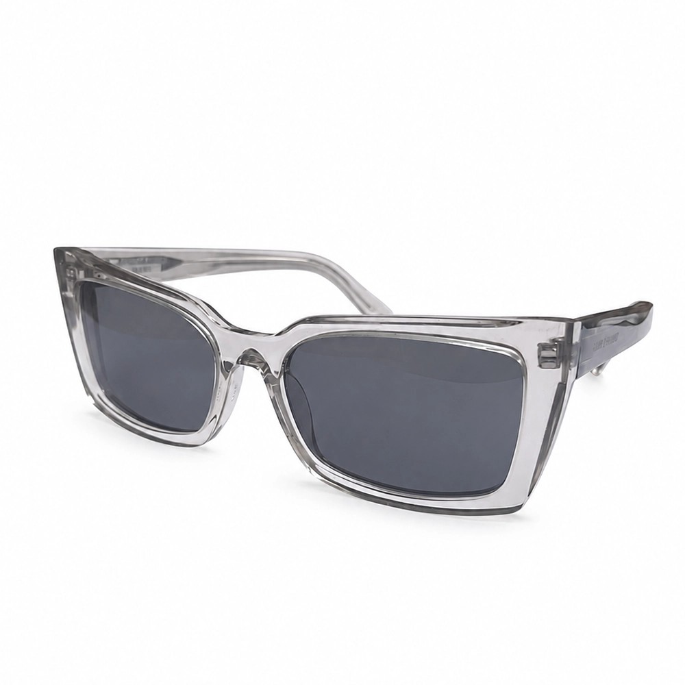Saint Laurent SL554 - 004 - 54 Lunettes de soleil Transparent Angulaire