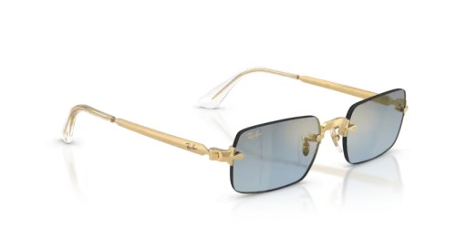 Ray-Ban RB3928 - 001/S2 - 54 Lunettes de soleil Or blé Rectangle