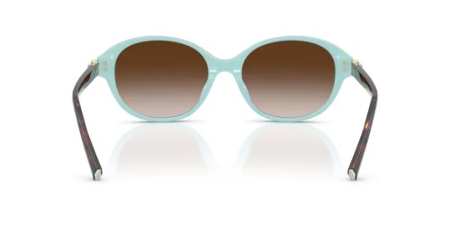 TIFFANY & CO. TF4263D - 81343B - 54 Lunettes de soleil Havane bleu Tiffany Rond