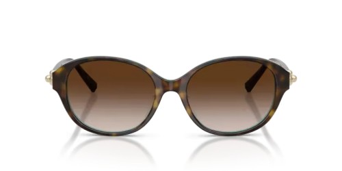 TIFFANY & CO. TF4263D - 81343B - 54 Lunettes de soleil Havane bleu Tiffany Rond