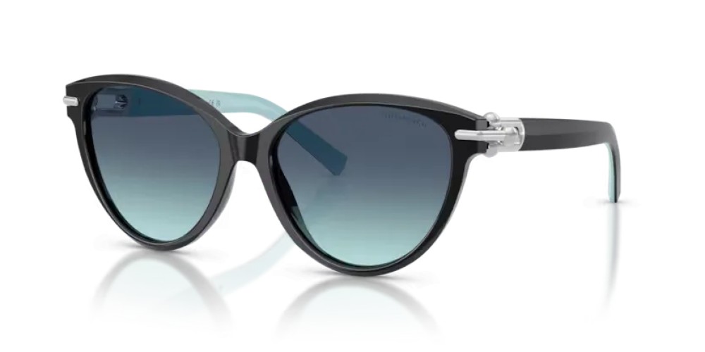 TIFFANY & CO. TF4261 - 80559S - 56 Lunettes de soleil Noir Œil de chat