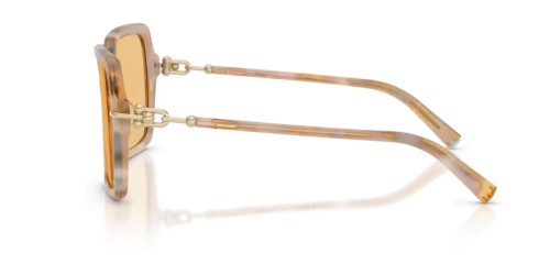 TIFFANY & CO. TF4260U - 8451/7 - 57 Lunettes de soleil Havane padparadscha Angulaire
