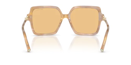 TIFFANY & CO. TF4260U - 8451/7 - 57 Lunettes de soleil Havane padparadscha Angulaire