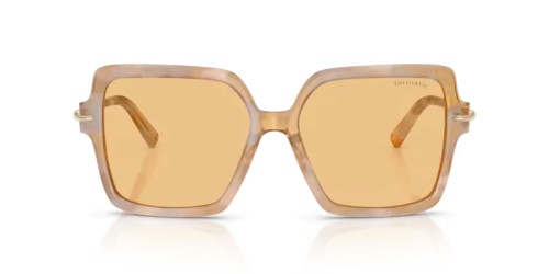 TIFFANY & CO. TF4260U - 8451/7 - 57 Lunettes de soleil Havane padparadscha Angulaire