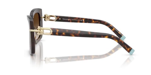 TIFFANY & CO. TF4199 - 80153B - 53 Lunettes de soleil Havane Papillon