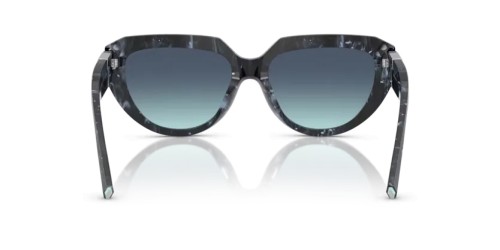 TIFFANY & CO. TF4238U - 84349S - 55 Lunettes de soleil Noir rayé Coussin